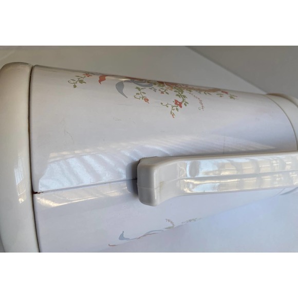 Vintage King White Flower Basket Coffee‎ Carafe Thermo Pitcher - Picture 7 of 11